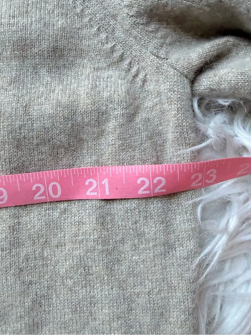 Nordstrom Mens Shop 100% Cashmere Quarter Zip Sweater Large Beige Quiet Luxury